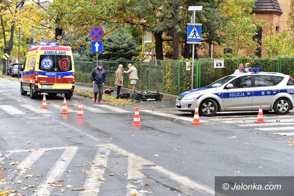 Jelenia Góra: Wypadek przy sądzie
