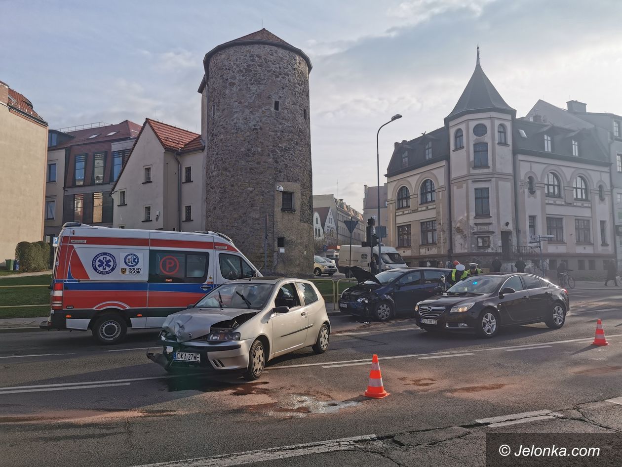 Jelenia Góra: Kolizja w centrum