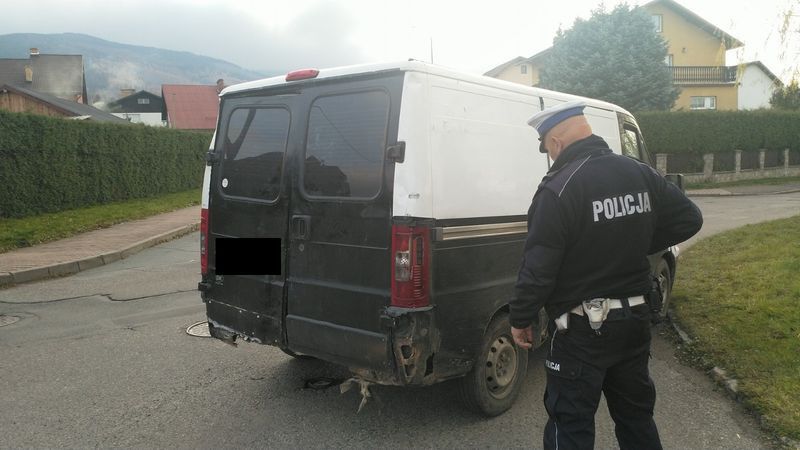 Kowary: Auto odjechało, ale na lawecie