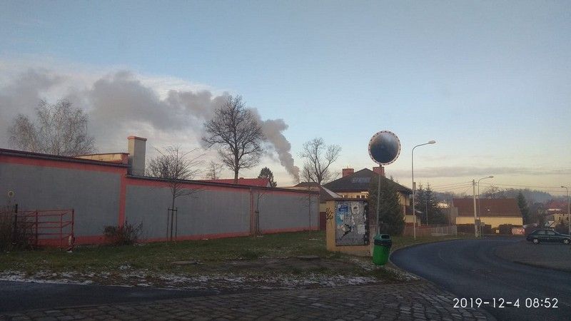 Jelenia Góra: Zadymienie przy ul. Wolności
