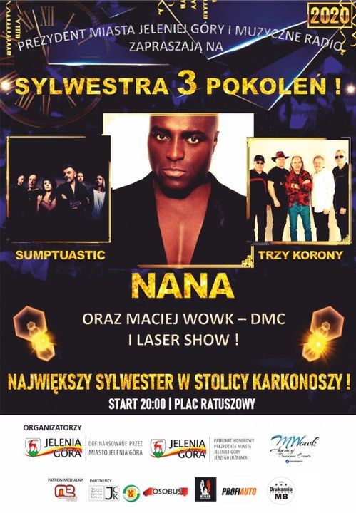 Jelenia Góra: Na Sylwestra Nana i Sumptuastic