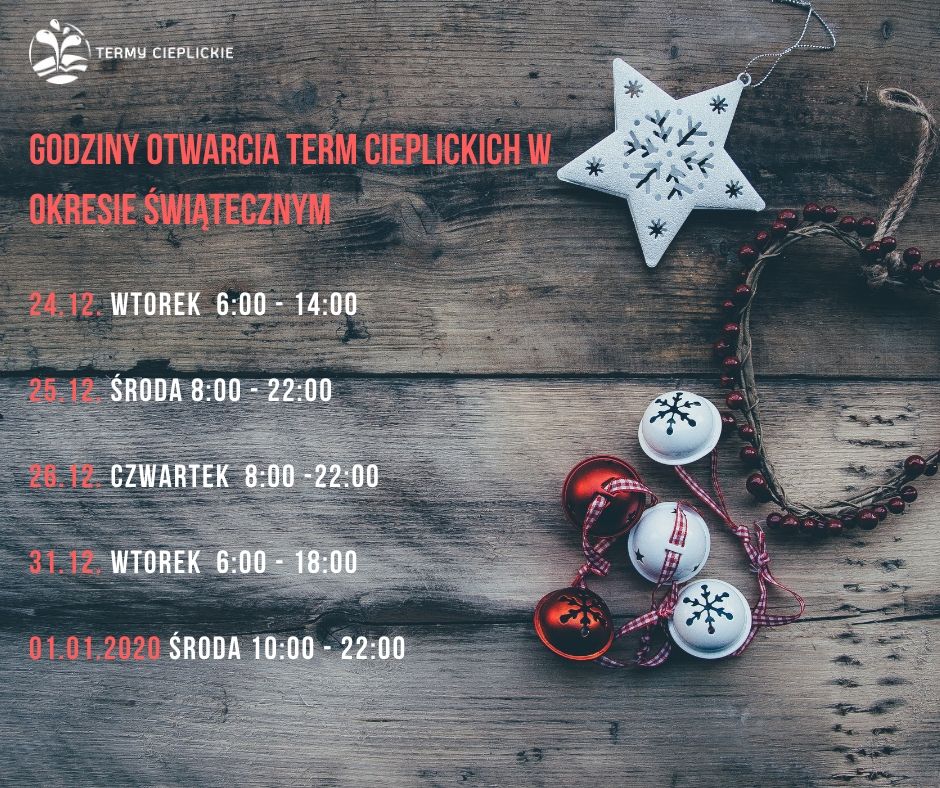 Jelenia Góra: Podczas świąt relaks w Termach Cieplickich