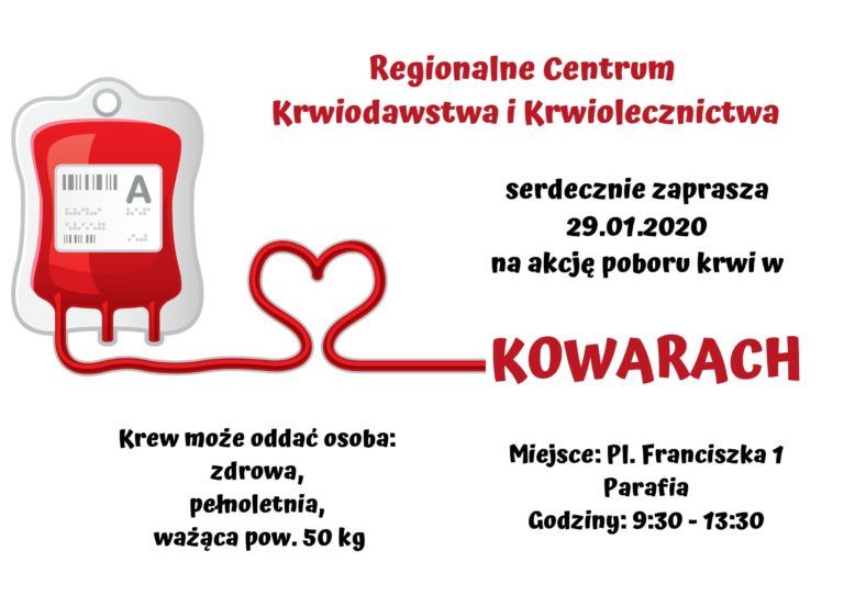 Kowary: Akcja krwiodawstwa u Franciszkanów