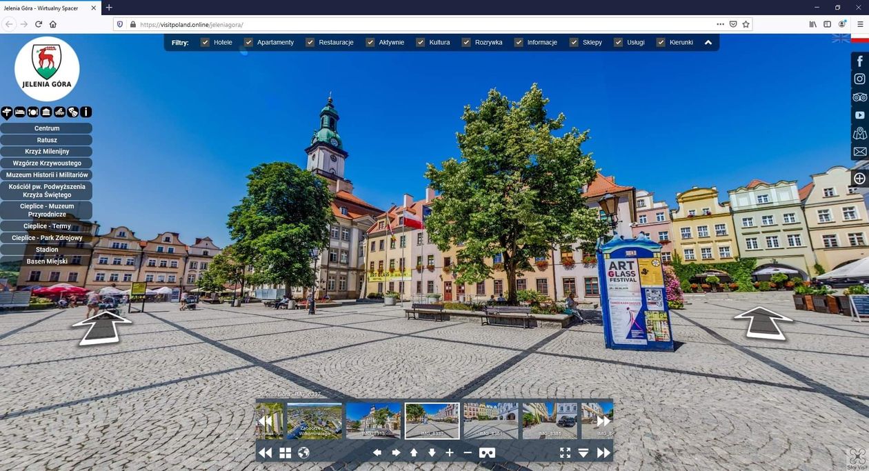 Jelenia Góra: Wirtualne zwiedzanie