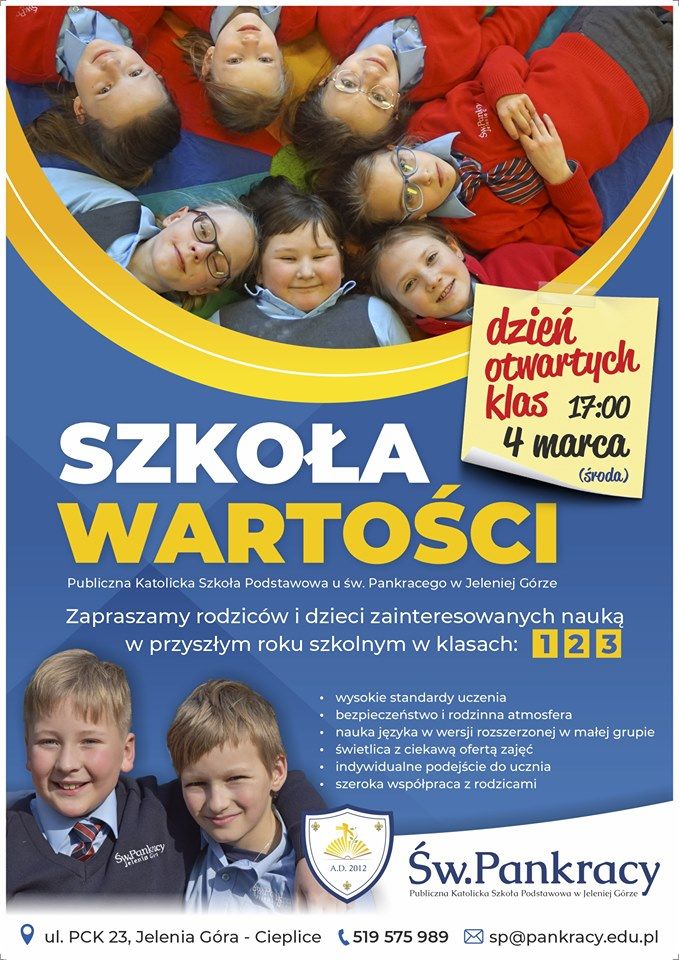 Jelenia Góra: Wyjątkowa szkoła u św. Pankracego