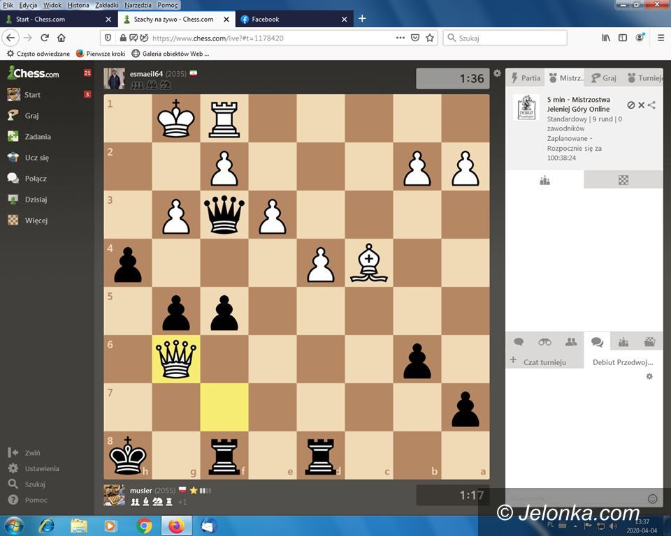 Jelenia Góra/Świat: Trwają zapisy na turniej online dla jeleniogórzan!