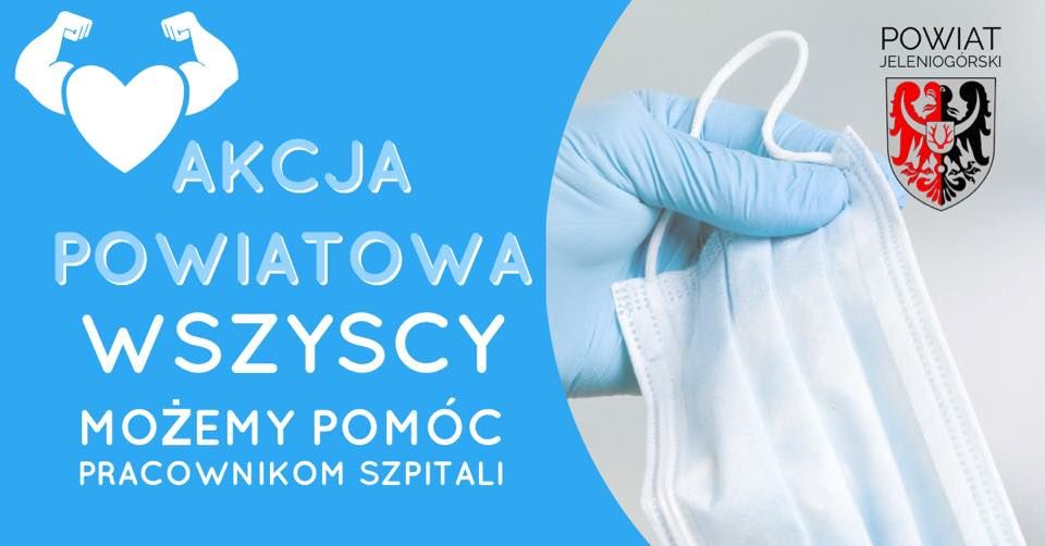 Powiat: Powiat organizuje zbiórkę dla szpitali