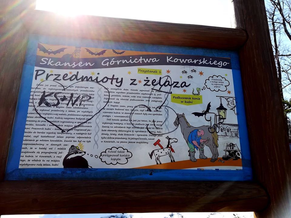 Kowary: Wandalizm w centrum Kowar