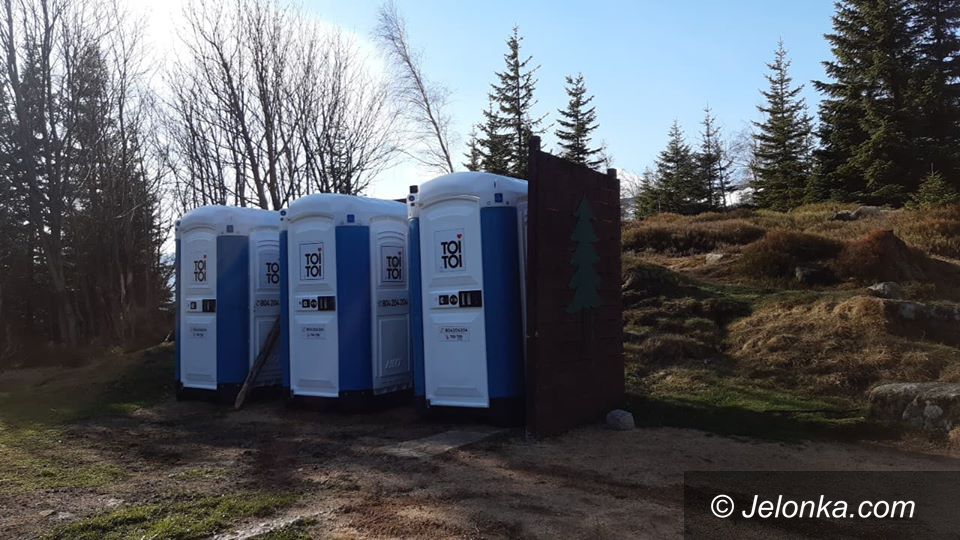 Karkonosze: Toalety przenośne w KPN