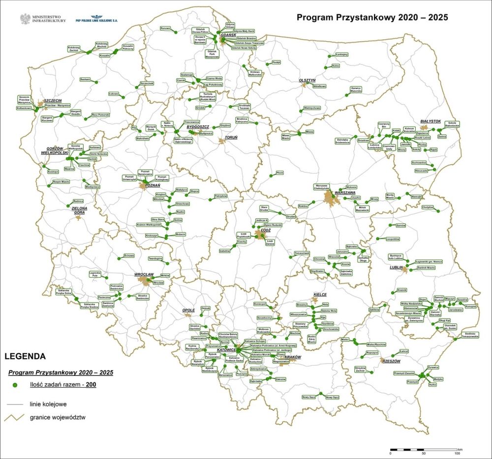 Region: 200 przystanków kolejowych, w tym dwa w naszym regionie