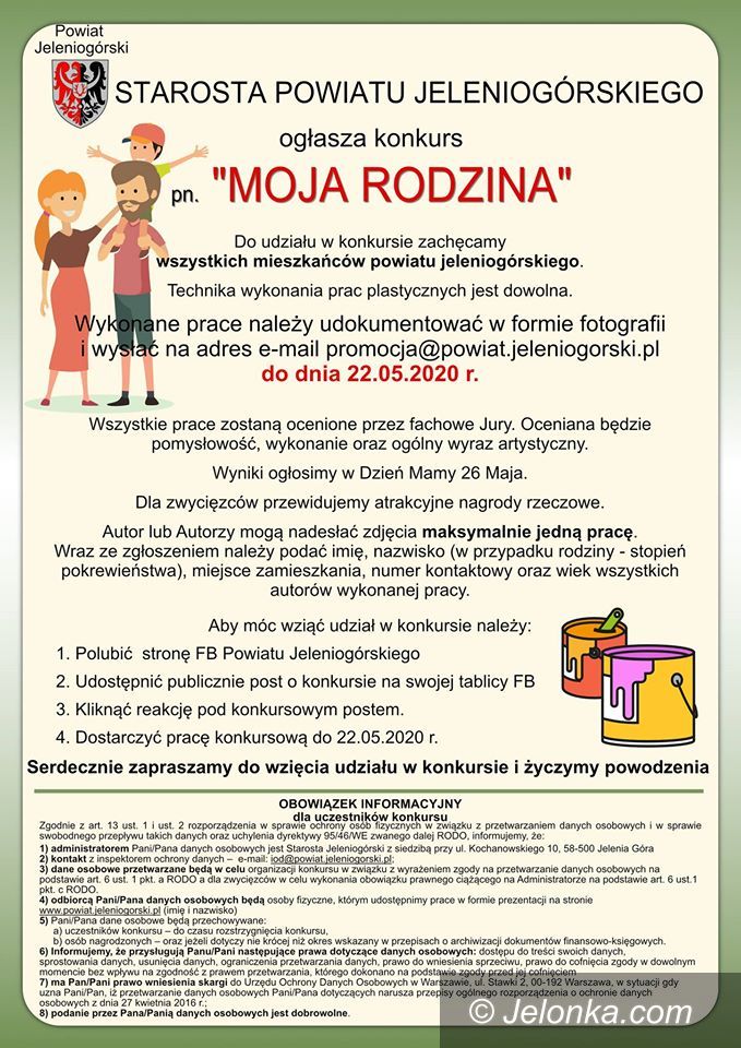 Jelenia Góra: Konkurs „Moja Rodzina”