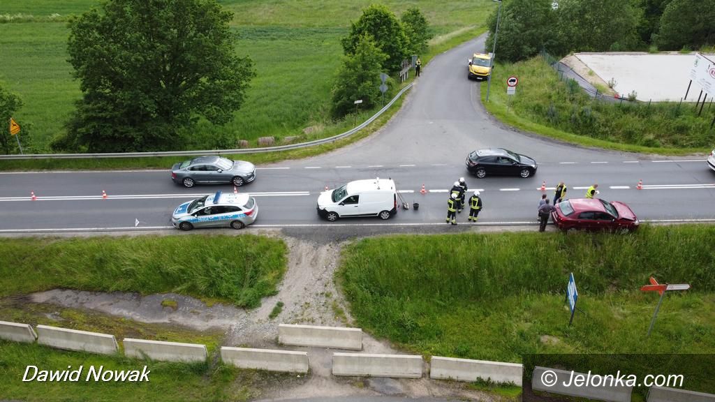 Jelenia Góra: Kolizja na Sudeckiej