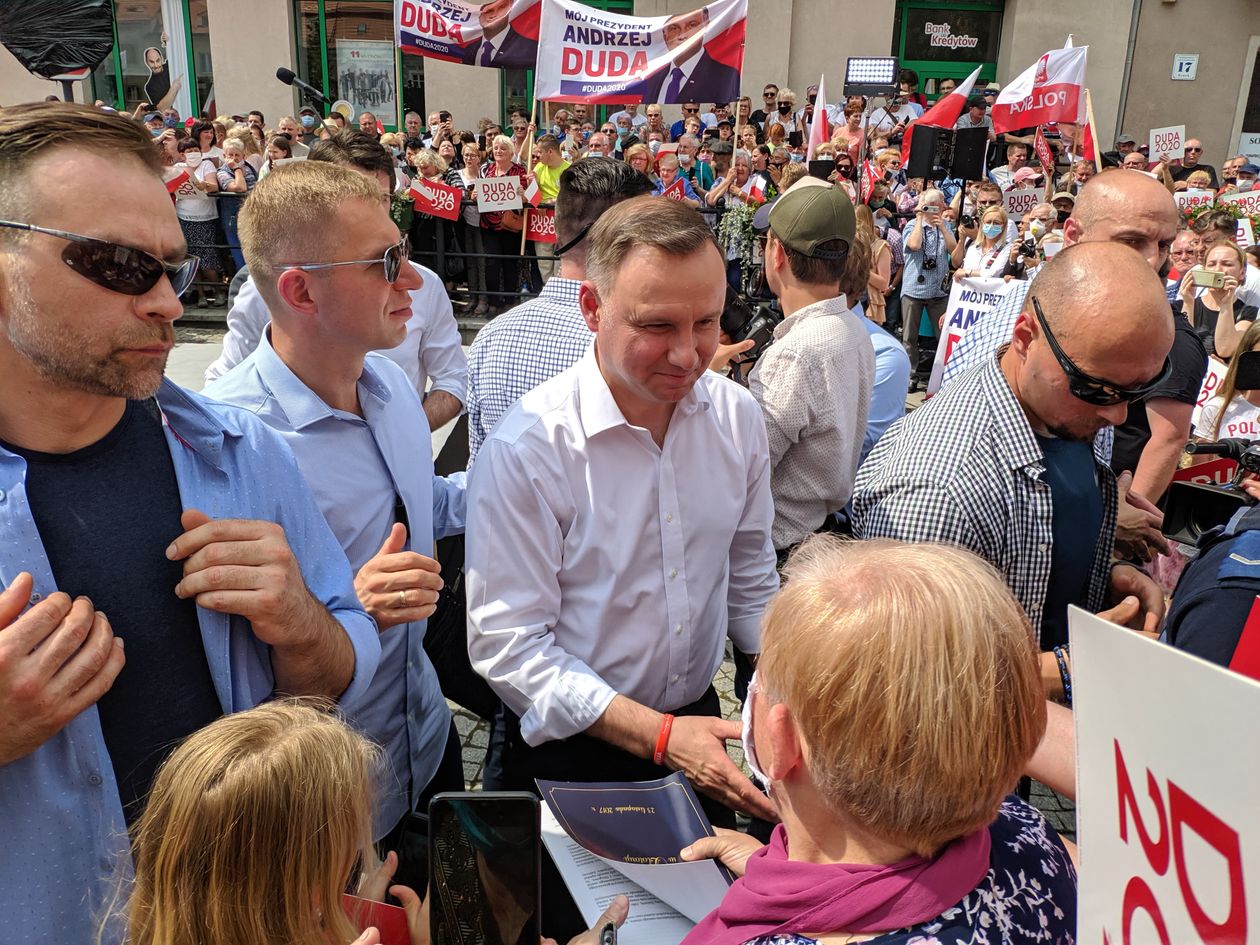 Złotoryja: Andrzej Duda w Złotoryi