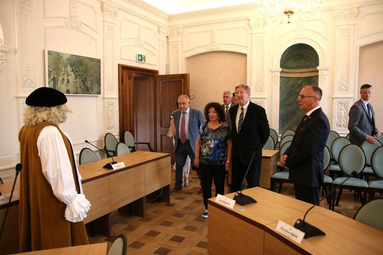 Jelenia Góra: Ambasador Izraela odwiedził Jelenią Górę