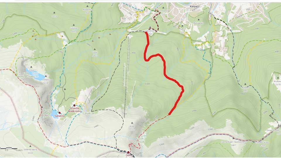 Karpacz: Remont na szlaku do schroniska Nad Łomniczką