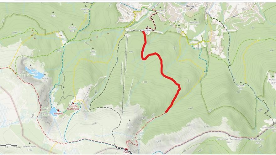 Karpacz: Remont na szlaku do schroniska Nad Łomniczką