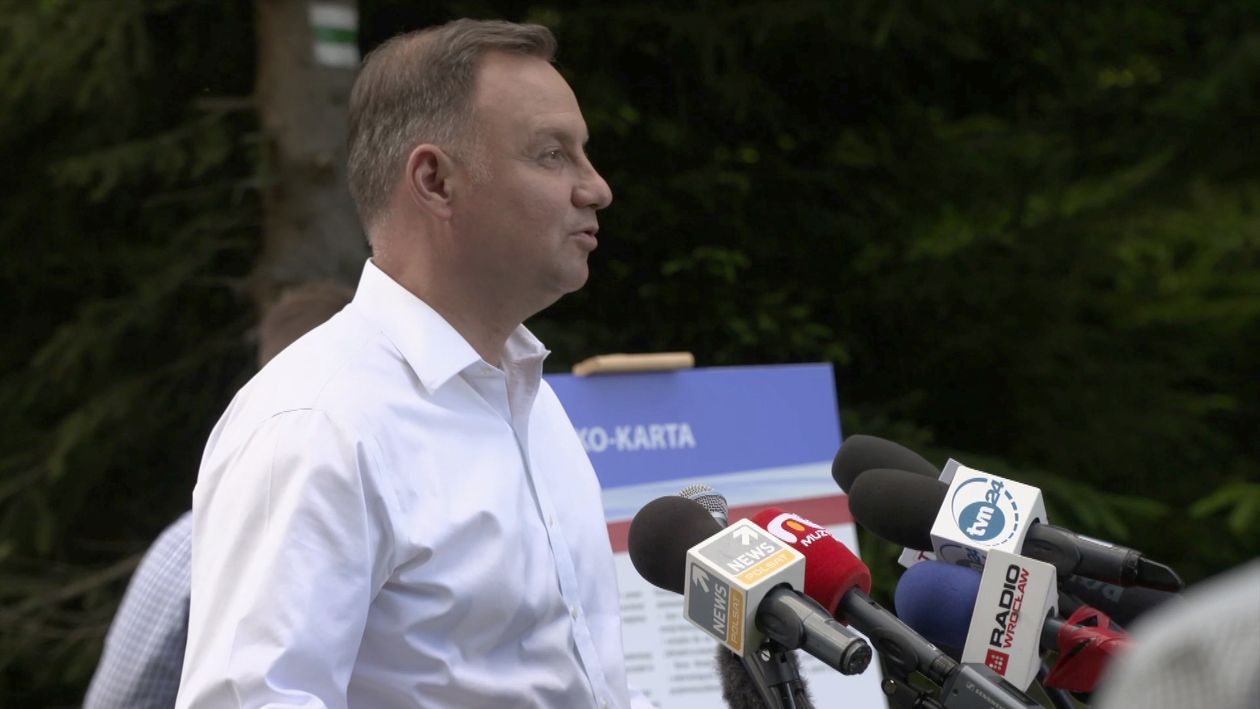 Jelenia Góra: Wizyta prezydenta Andrzeja Dudy w Jakuszycach