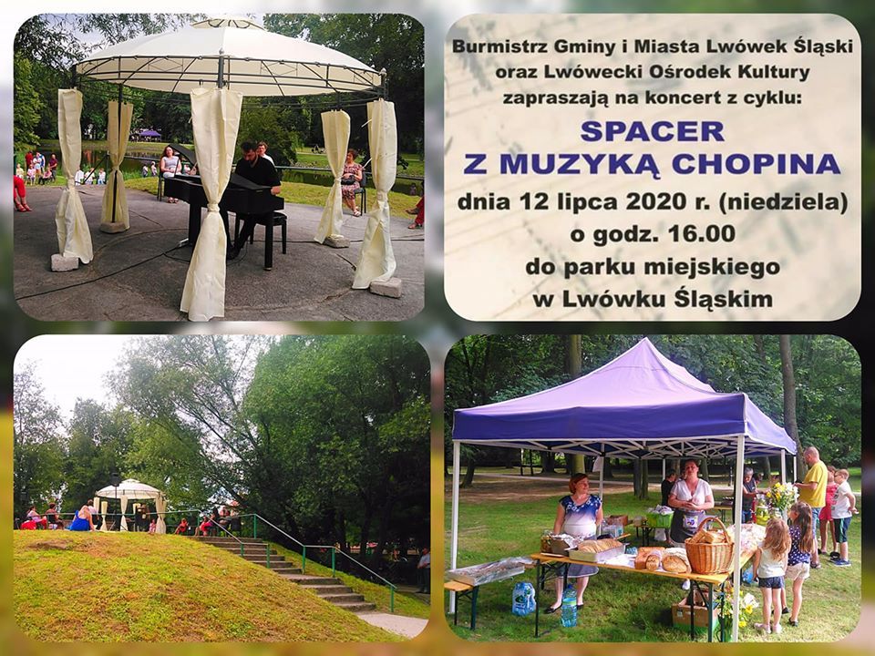 Lwówek Śląski: Spacer z muzyką Chopina