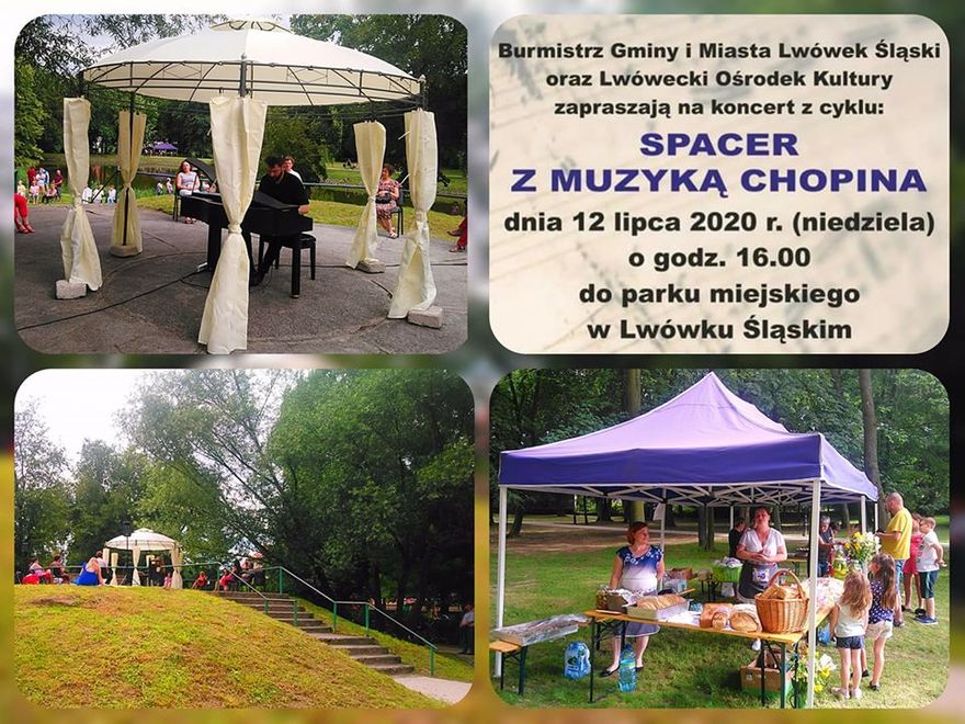 Lwówek Śląski: Spacer z muzyką Chopina