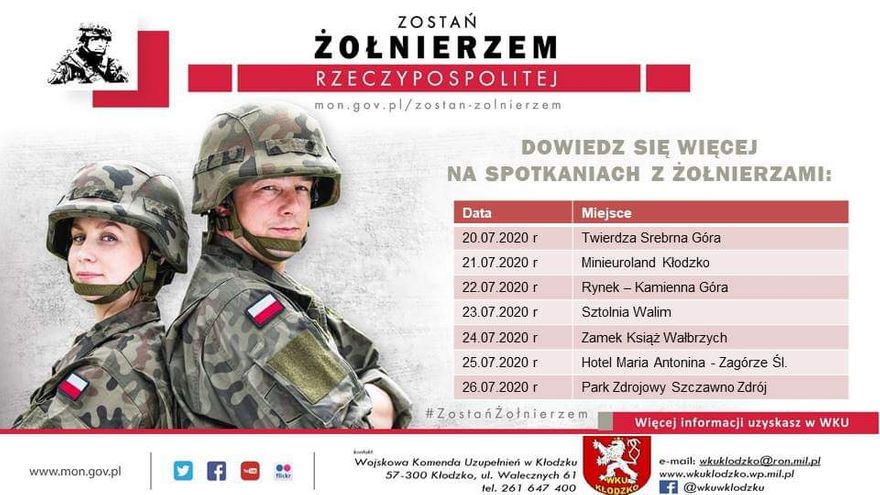 Kamienna Góra: WKU zaprasza do wojska!