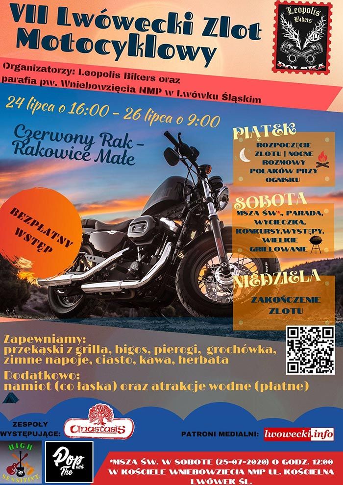 Rakowice Małe: VII Lwówecki Zlot Motocyklowy