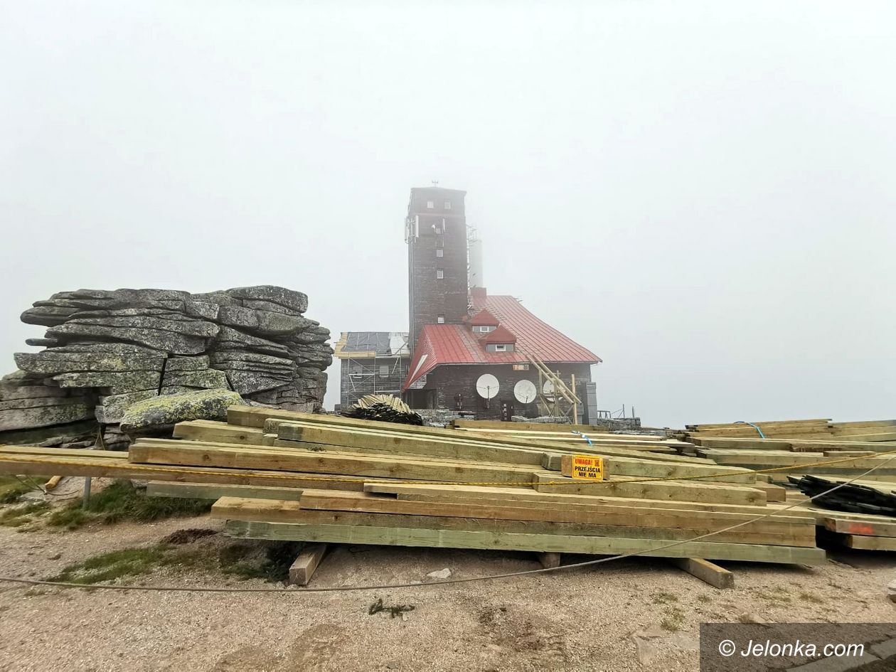 Karkonosze: Remont na Śnieżnych Kotłach