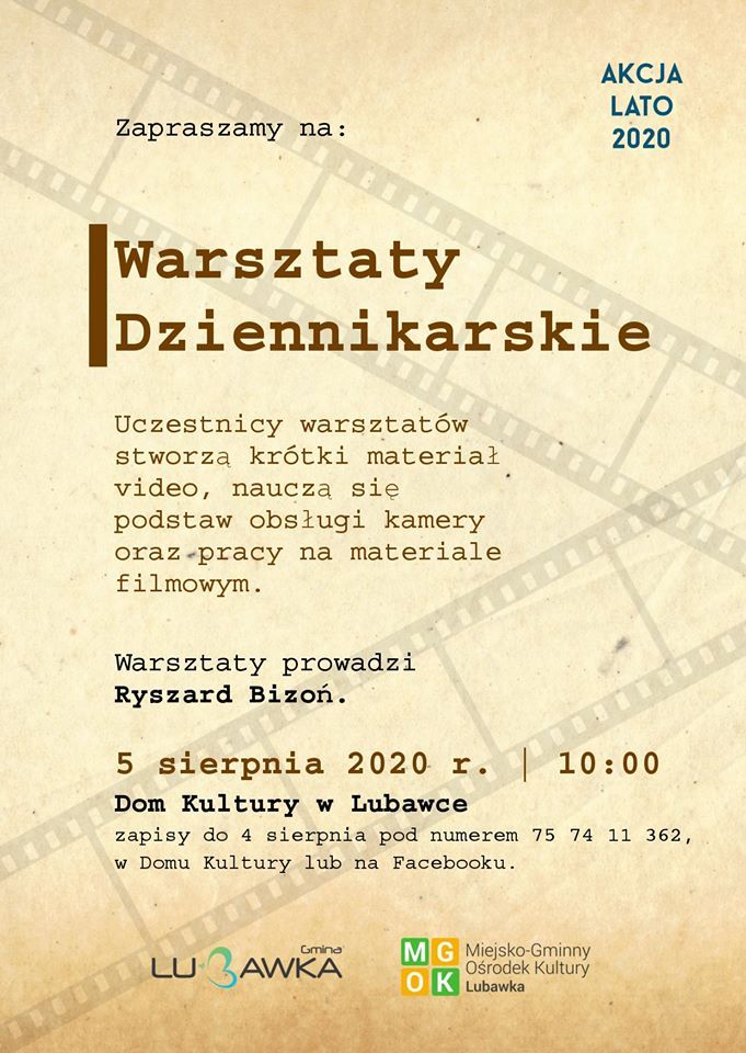 Lubawka: Warsztaty dziennikarskie z Ryszardem Bizoniem
