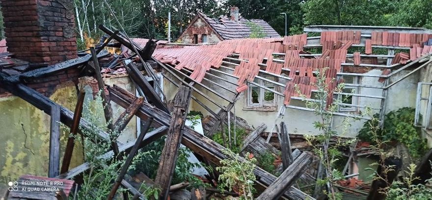 Przecznica: Spłonął pustostan w Przecznicy
