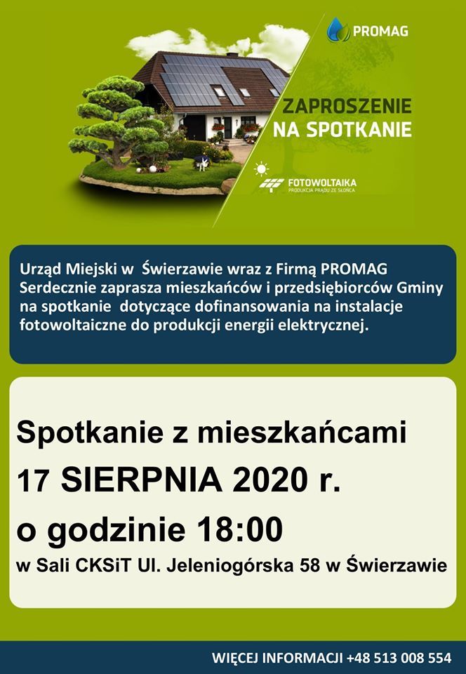 Świerzawa: Spotkanie ws. fotowoltaiki