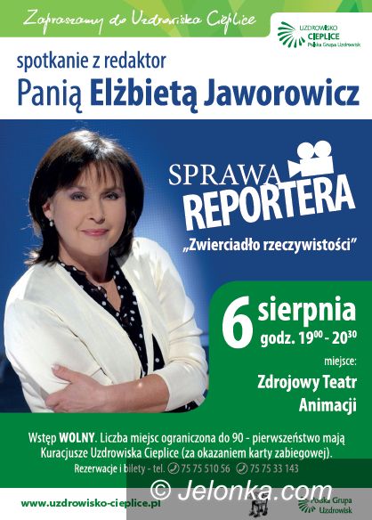 Jelenia Góra: W czwartek spotkanie z Elżbietą Jaworowicz