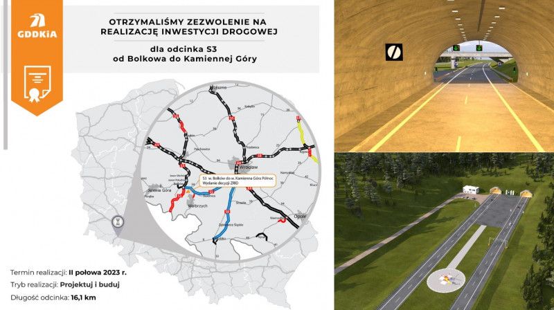 Region: S3 – kolejny odcinek