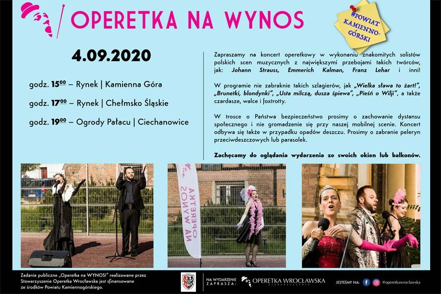 Kamienna Góra, Chełmsko Śląskie, Ciechanowice: Operetka na wynos
