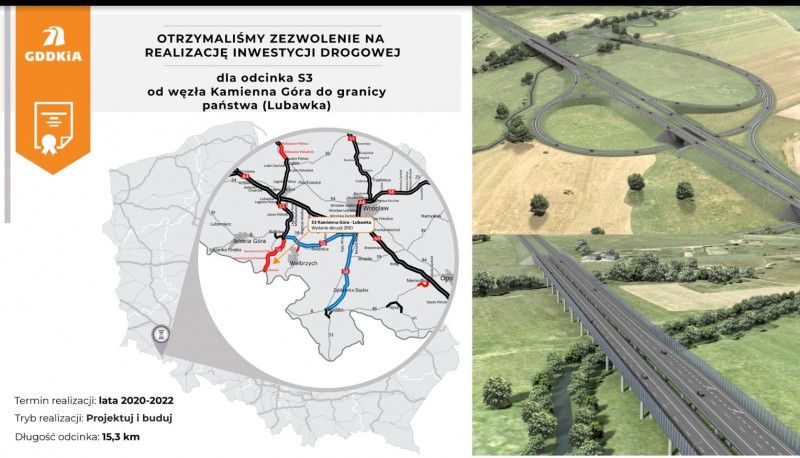Region: Jest zezwolenie wojewody na kolejny odcinek S3