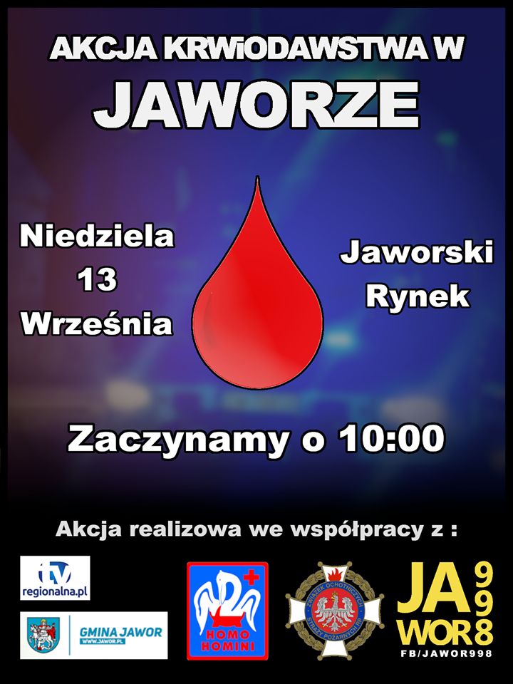 Jawor: Będą pobierać krew