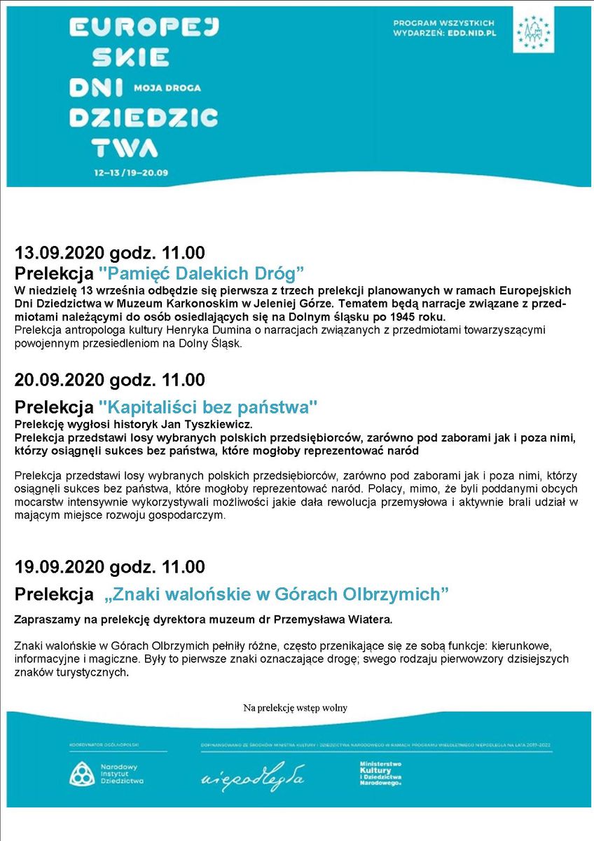 Jelenia Góra: Europejskie Dni Dziedzictwa w Muzeum Karkonoskim