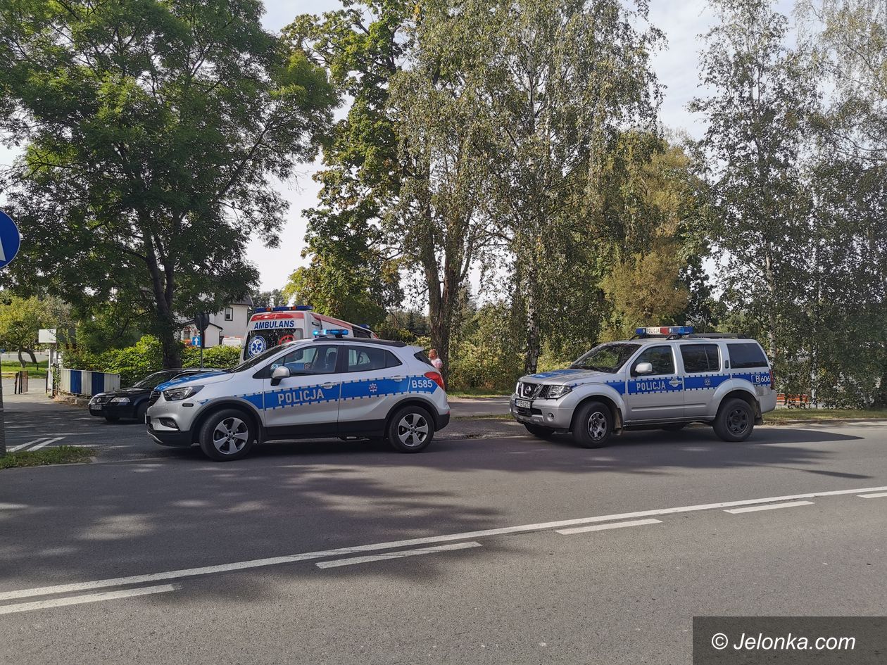Jelenia Góra: Potrącenie rowerzysty