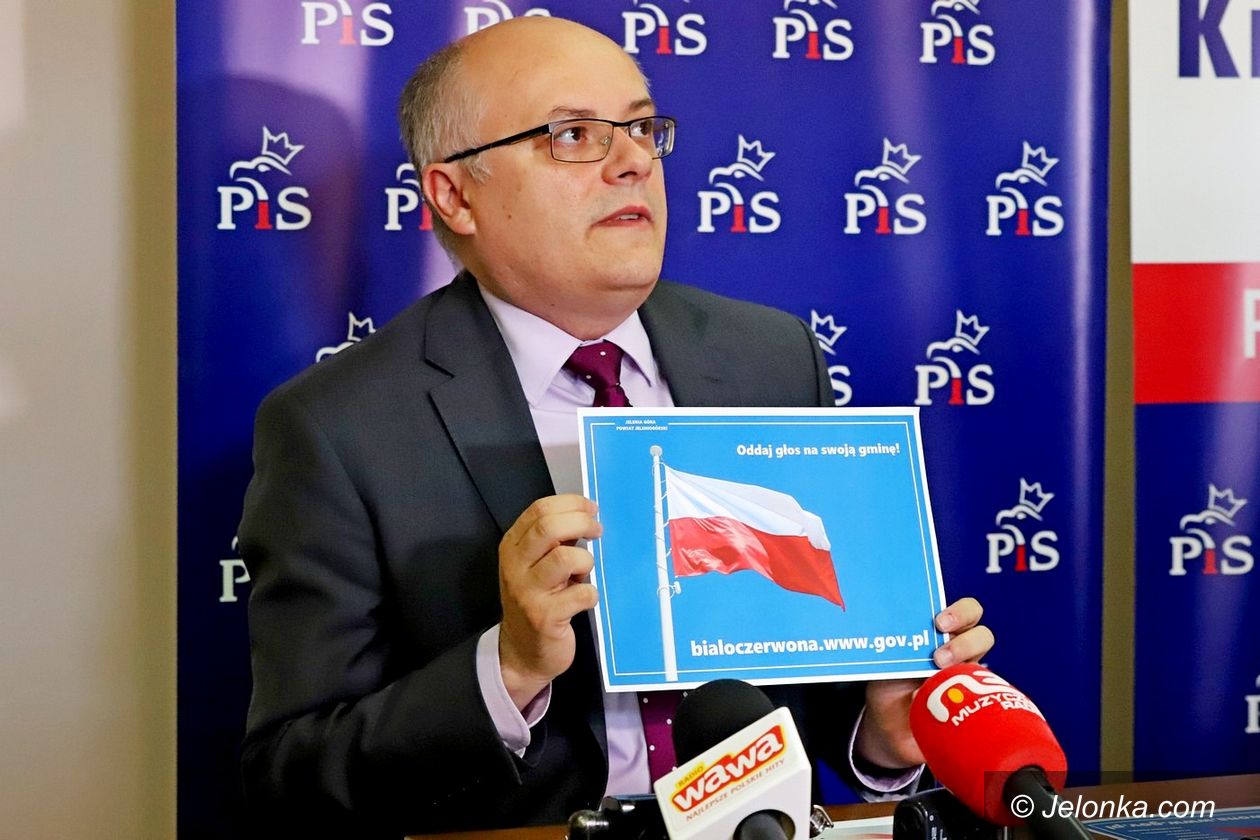 Jelenia Góra: Senator zachęca do głosowania na maszty