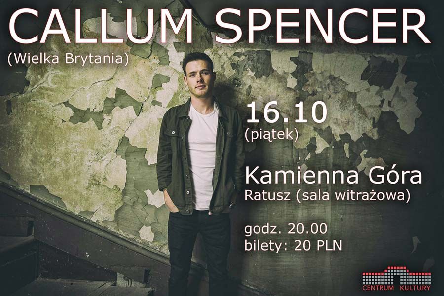 Kamienna Góra: Zagra Callum Spencer