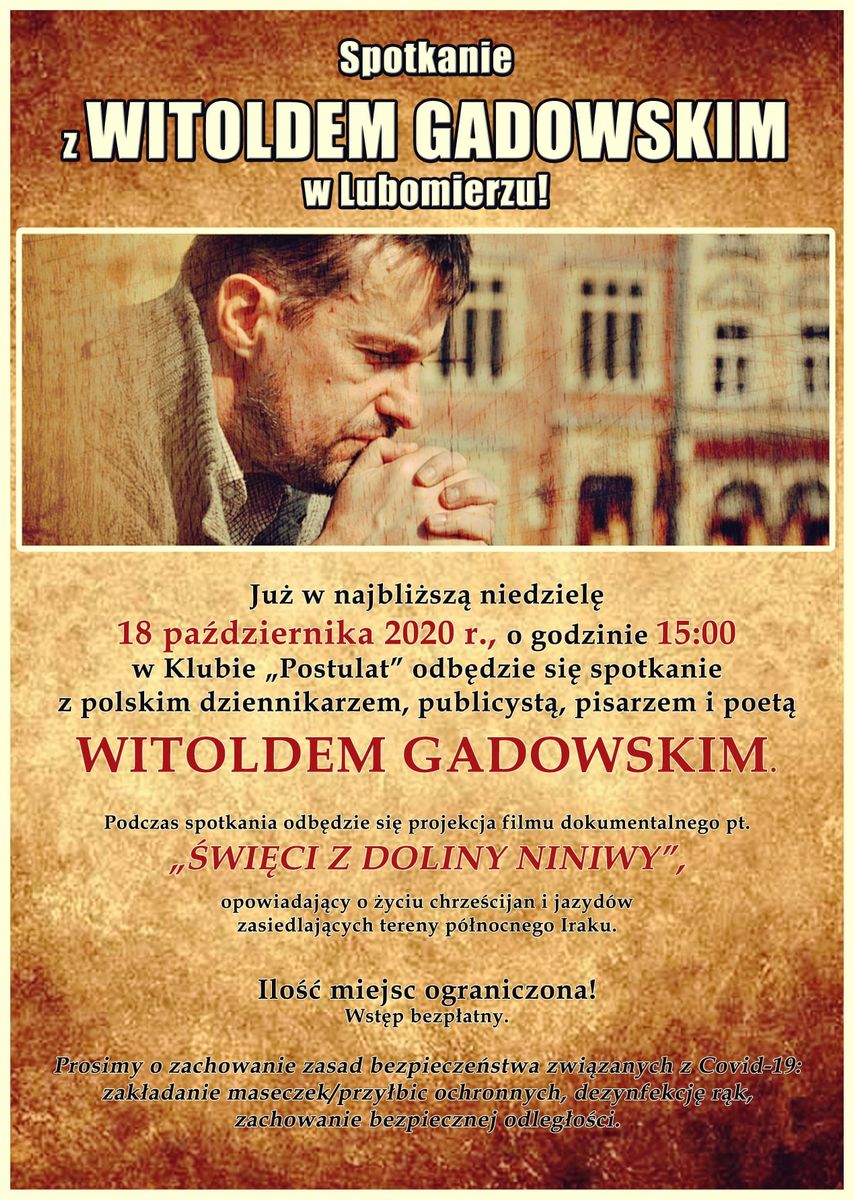 Lubomierz: Spotkanie z W. Gadowskim