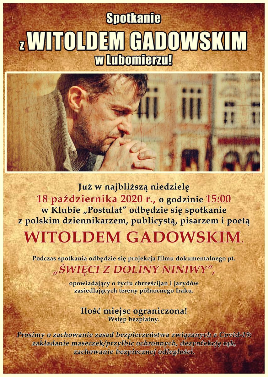 Lubomierz: Spotkanie z W. Gadowskim