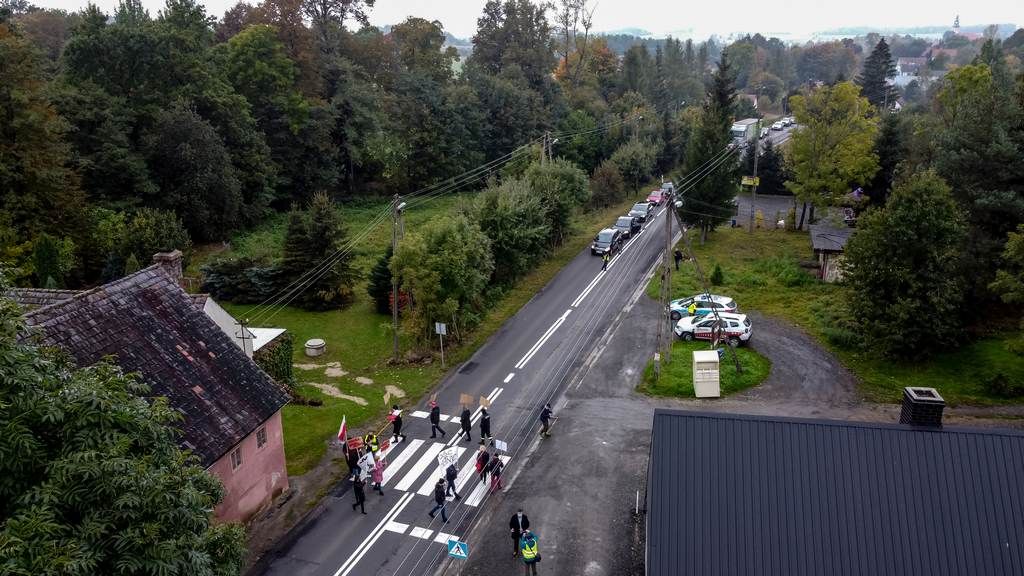 Chmieleń: Protest w Chmieleniu