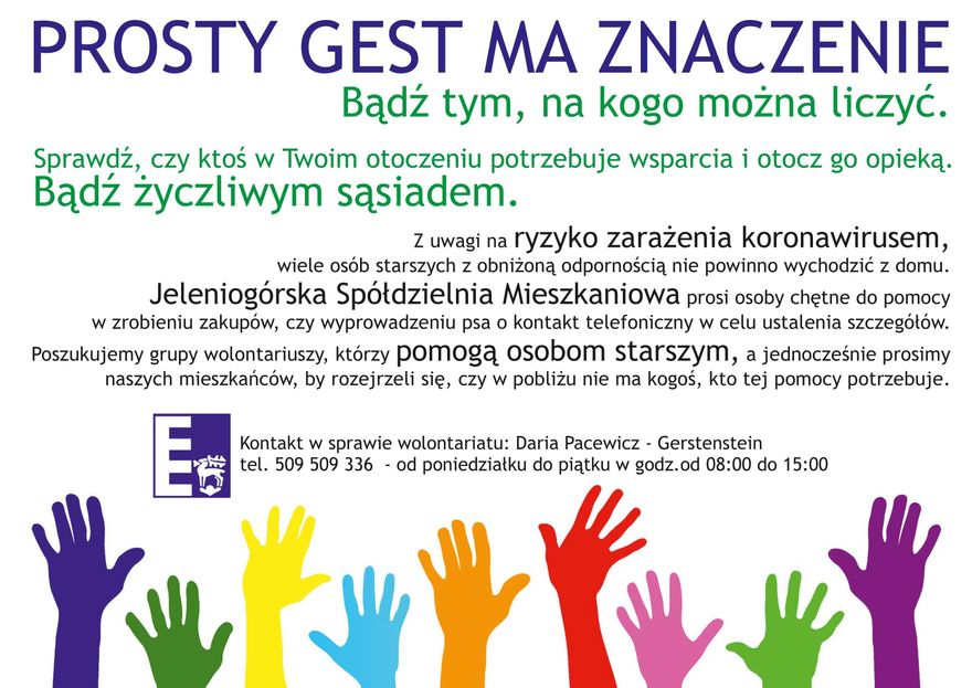 Jelenia Góra: Wolontariusze pomogą starszym i samotnym