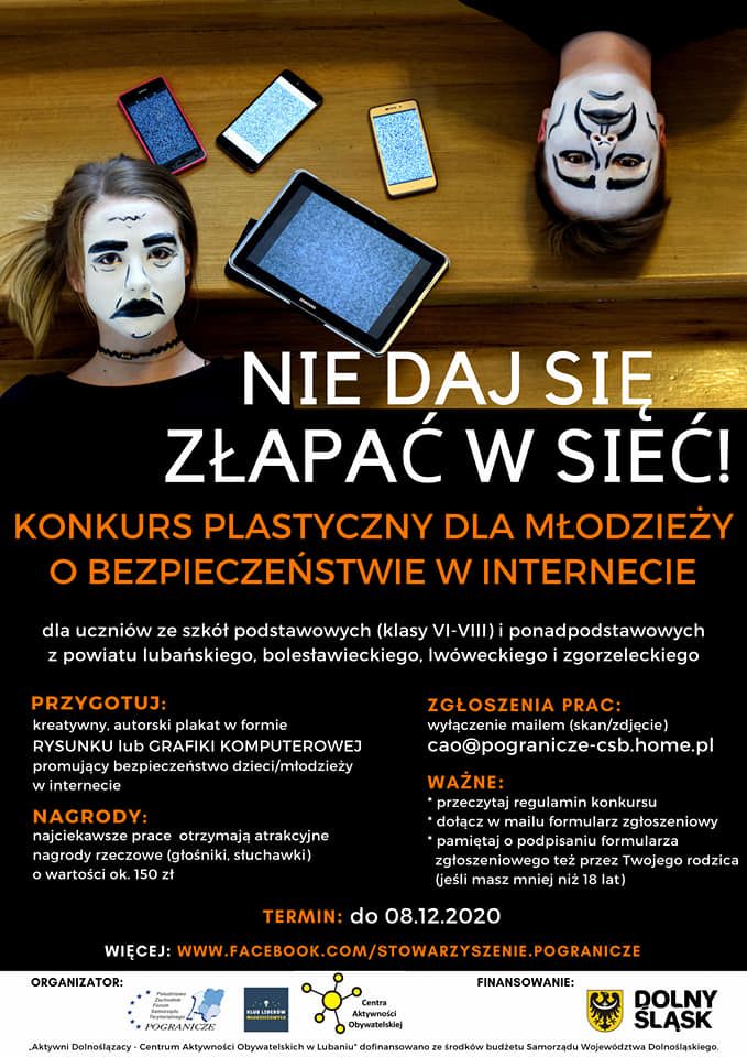 Powiat Lubański: Nie daj się złapać w sieć!