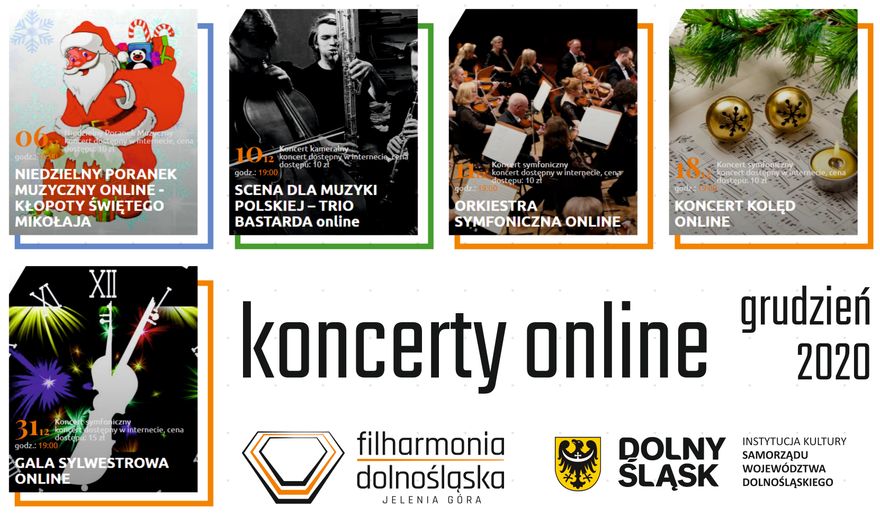 Jelenia Góra: Repertuar Filharmonii Dolnośląskiej w Jeleniej Górze – koncerty internetowe