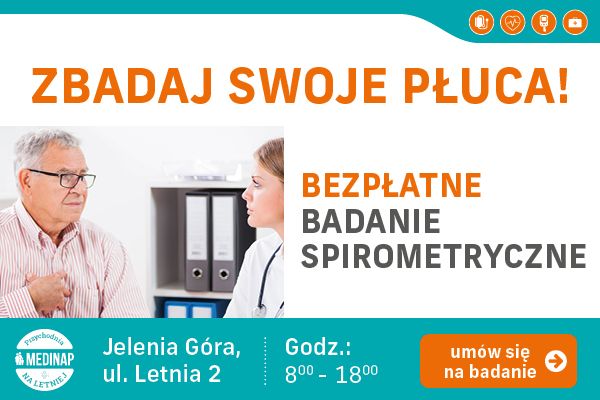 Jelenia Góra: W Przychodni Medinap bezpłatne badania płuc