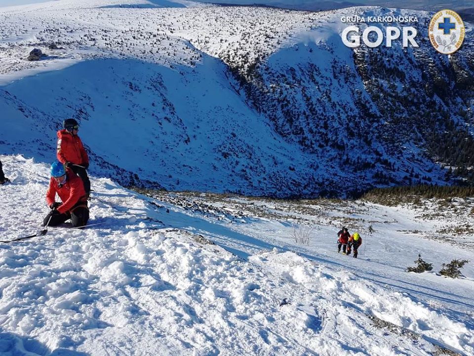 Karkonosze: Mniej wypadków w górach