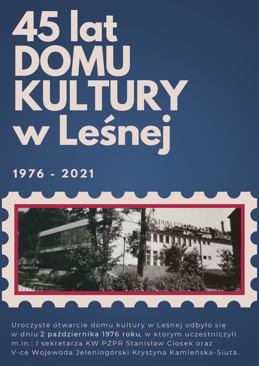 Leśna: 45 lat domu kultury