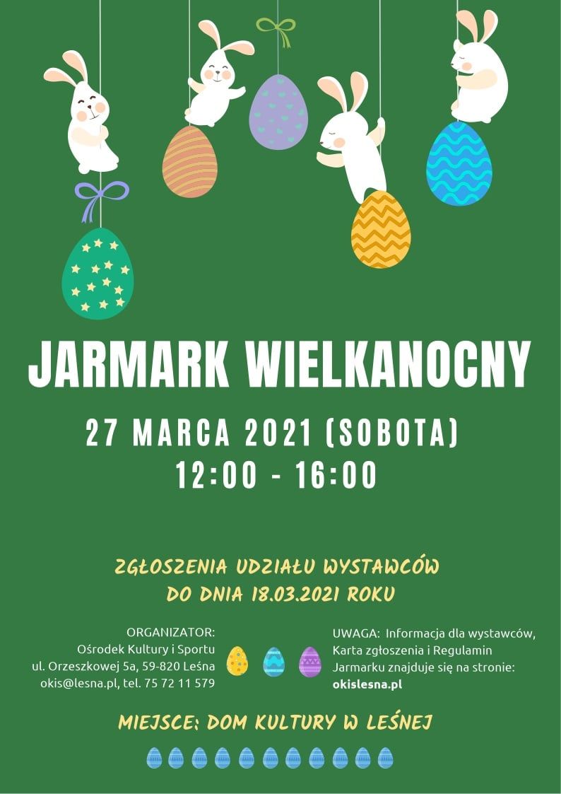 Leśna: Zaproszenie na jarmark