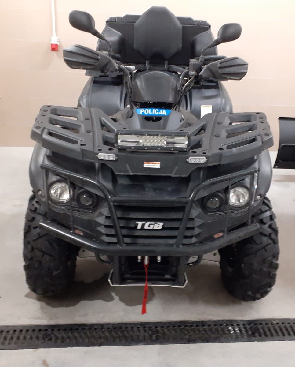 Lwówek Śląski: Quad w policji