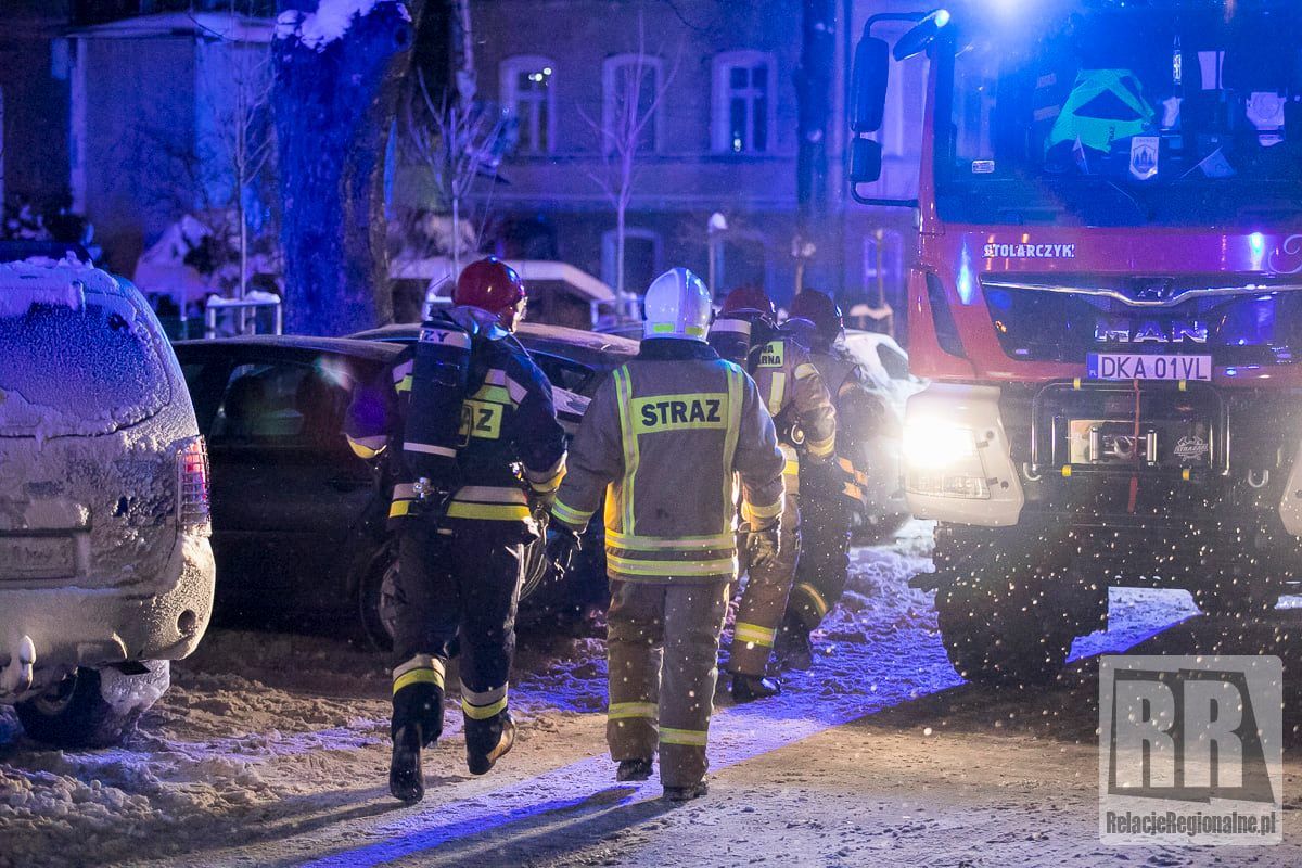 Nowogrodziec: Palił się skład budowlany